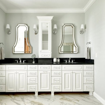 Millsboro, DE - Traditional - Plantation Teak Wood Bathroom Countertop