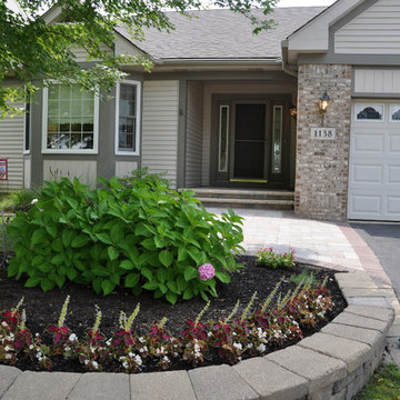 Aurora - Front Sidewalk & Porch