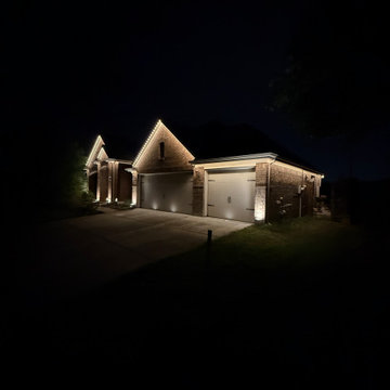 6 lights per m Permanent Holiday Lighting + RGBWW landscape lighting
