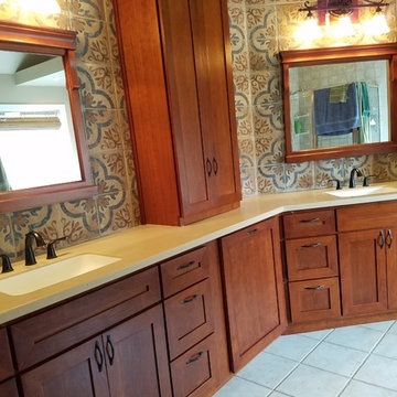 Small Master Bath Facelift in Chesapeake Finished