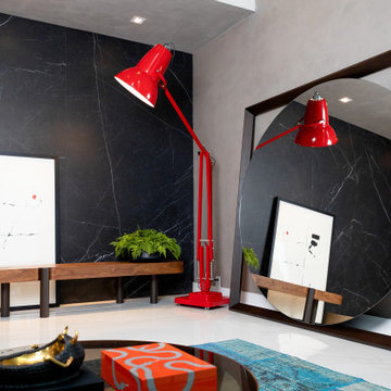 Dramatic Interior Entryway with 24-Foot Mirror