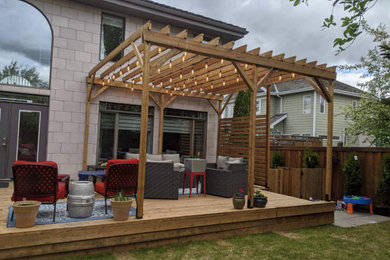 Example of a deck design in Edmonton
