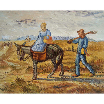Peasant Couple Going To Work