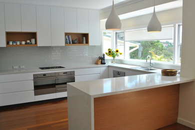 Inspiration for a mid-sized contemporary kitchen in Sydney.