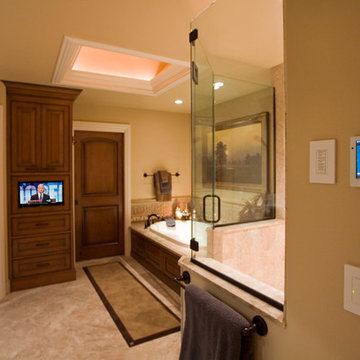 Master Bathroom Television - Bend, Oregon