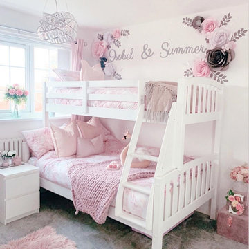 Atlantis White Finish Solid Pine Wooden Triple Sleeper Bunk Bed