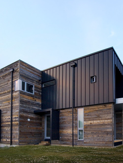 Black Metal Siding Houzz