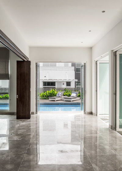 Contemporary Hallway & Landing by Elliot James