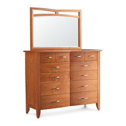Monarch 12-Drawer Bureau w/ Mirror - Dressers