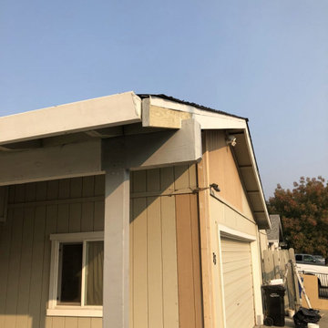 Roof sheathing, Framing and Siding Dry Rot Repair