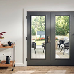 Masonite Performance Door System Belleville Flush 1 Lite fiberglass door - Interior Doors