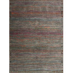 Loloi - Charcoal Sunset Javari Area Rug by Loloi, 5'3"x7'4" - Designed for looks and engineered for long-lasting durability, the Javari Collection takes the floor to new heights. The distressed all-over patterns are modernized through bold colors that enliven and transform the rugs' surroundings, while the power-loomed polyester and polypropylene construction ensures very limited shedding.
