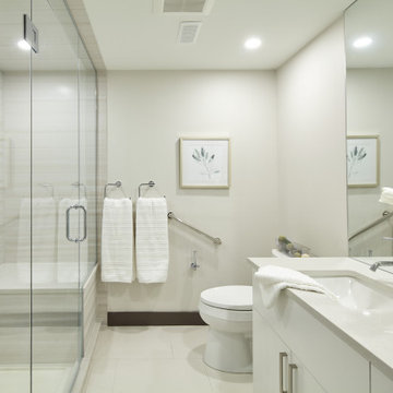 Contemporary Spa-like Bathroom Accessibility