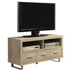 Natural Reclaimed-Look 48in.L TV Console With 3 Drawers