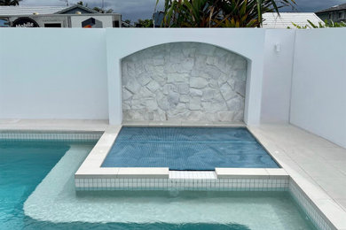 This is an example of a mediterranean pool in Townsville.