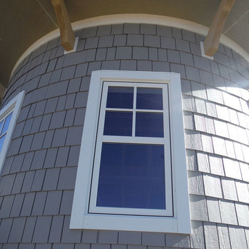 CertainTeed Slate Grey Shake | Hardie Trim in Des Peres, MO. (63131)