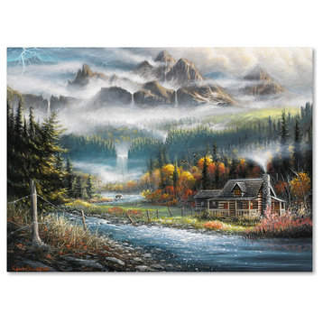 Chuck Black 'Paradise Valley' Canvas Art, 24x18