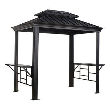 Bbq Messina 77 Gazebo 6'x8' Steel Roof