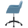 CorLiving Marlowe Upholstered Task Chair, Light Blue