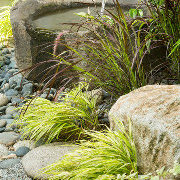 East meets West, a classic bungalow is nestled in a Japanese infused garden