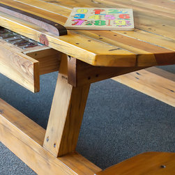 A&E "HILLTOP" Series - Reclaimed Sled Table - Side Tables And End Tables