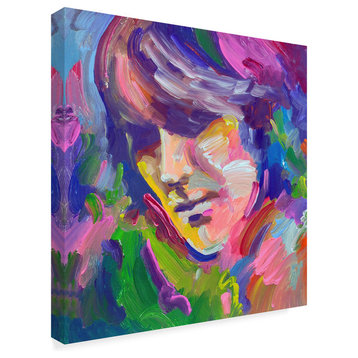 Howie Green 'George Harrison Portrait' Canvas Art, 24"x24"