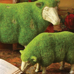 Wild & Wooly Moss Sheep - Decorative Objects And Figurines