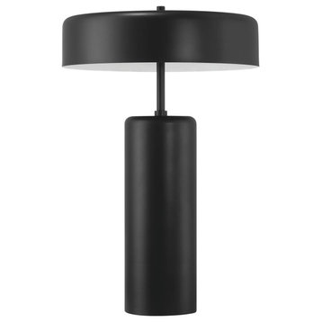 Bejamin 3 Light Table Lamp, Flat Black