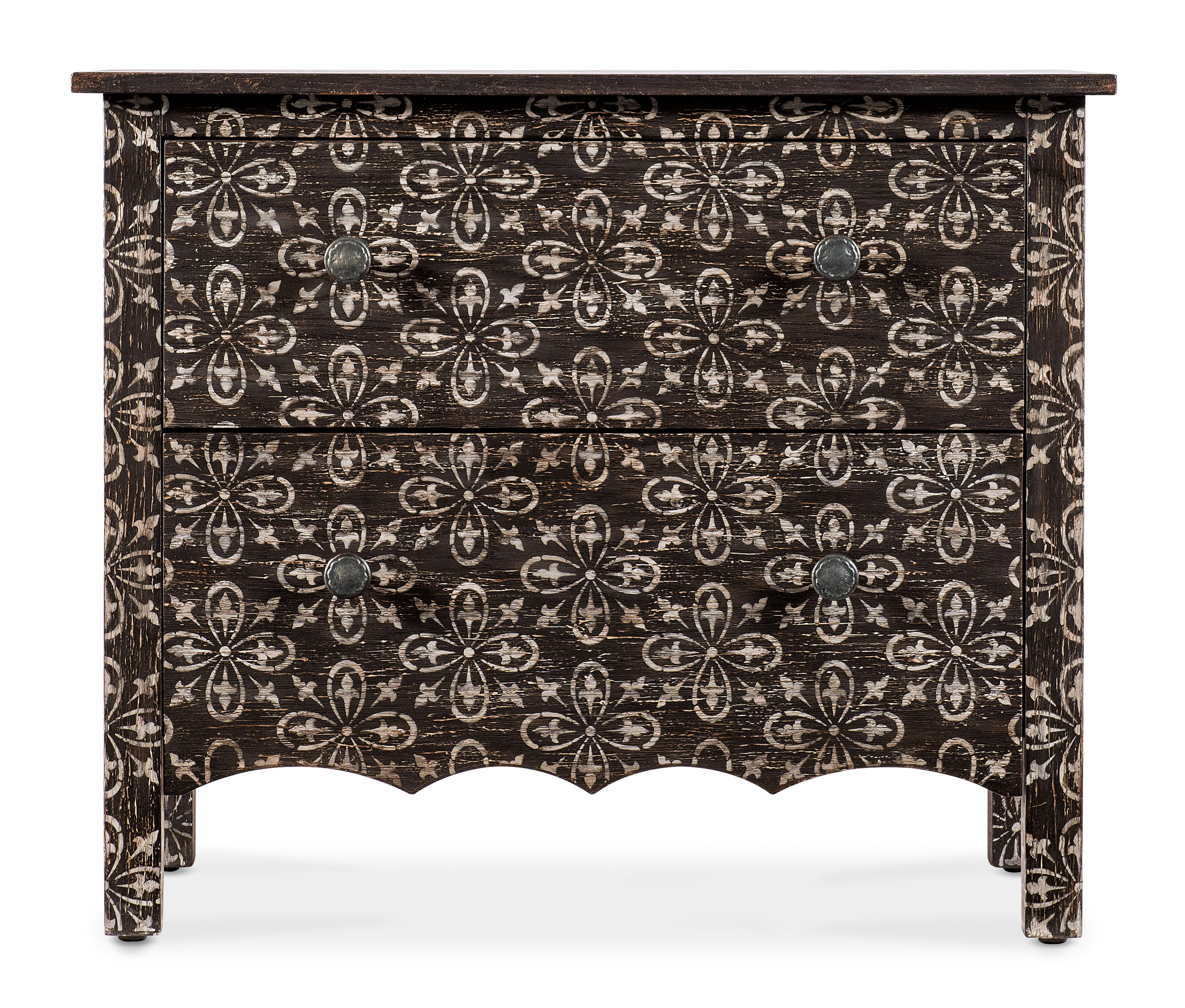 Americana Two-Drawer Nightstand - Mediterranean - Nightstands And ...