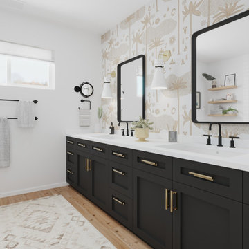 Bright Updated Shared Bathroom
