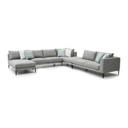 Lucas Sectional by DellaRobbia - Sectional Sofas