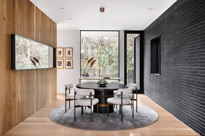 Contemporary Dining Room by Jay Corder, Architect