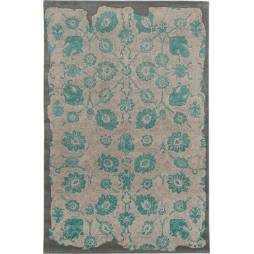 Oriental Weavers Color Influence 45103 5'x8' Gray/Green Rug