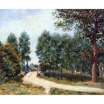Alfred Sisley The Path from Saint-Mammes Morning Wall Decal Print