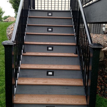 12' x 15' Maintenance free deck w/ landing