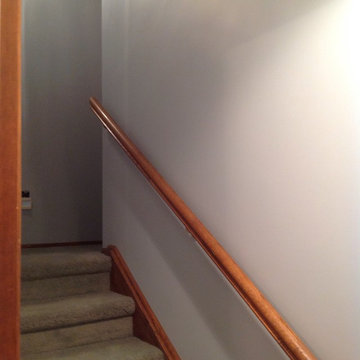 High ceilings and wall repair after wallpaper removal