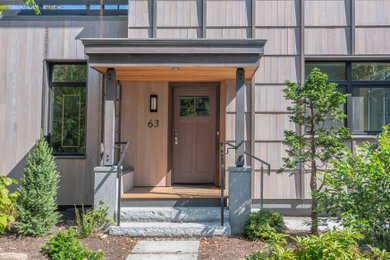 Inspiration for a transitional entryway remodel in Portland Maine