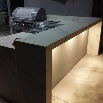 Modern Outdoor Kitchen Island