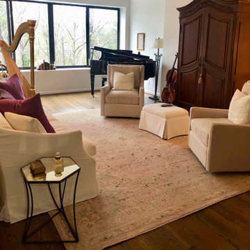 Our Overdye Persian Tabriz refreshens modern living room space!