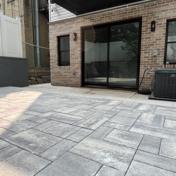 Modern Residential 2-Family Backyard Patio