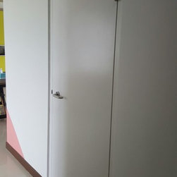 Door Decal art installation "Pororo" Bomb Shelter Door Art - Wall Stickers