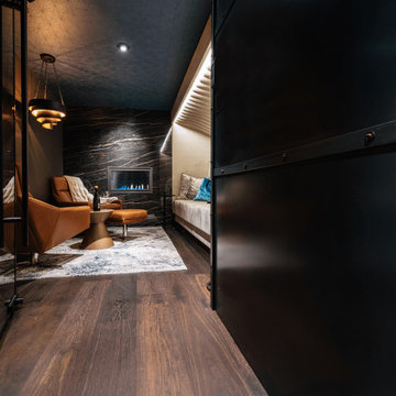 Metal Doorway to Lounge Space