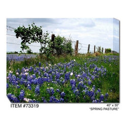 Spring Pasture Outdoor Canvas Art - Home Decor