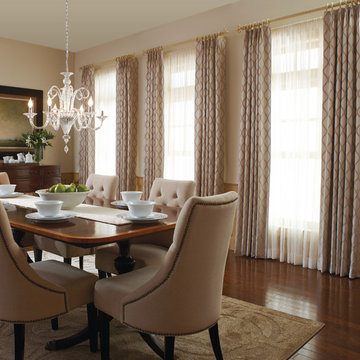 Custom Drapery with Sheers