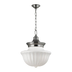Hudson Valley Lighting - Hudson Valley Lighting Dutchess 2 Light Large Pendant Satin Nickel - Pendant Lighting