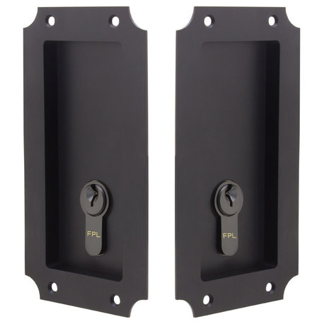 FPL Manor Pocket Lock, Double Keyed, Oil Rubbed Bronze