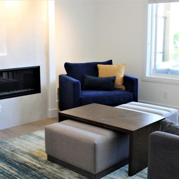 Versatile pieces like this ottoman/ coffee table combo offer functionality