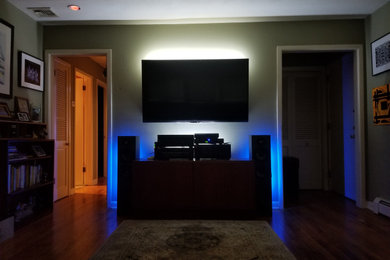 Trendy home design photo in New York