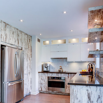 Petite cuisine rustique-chic