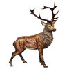 Terence Stag Figurine Natural Finish